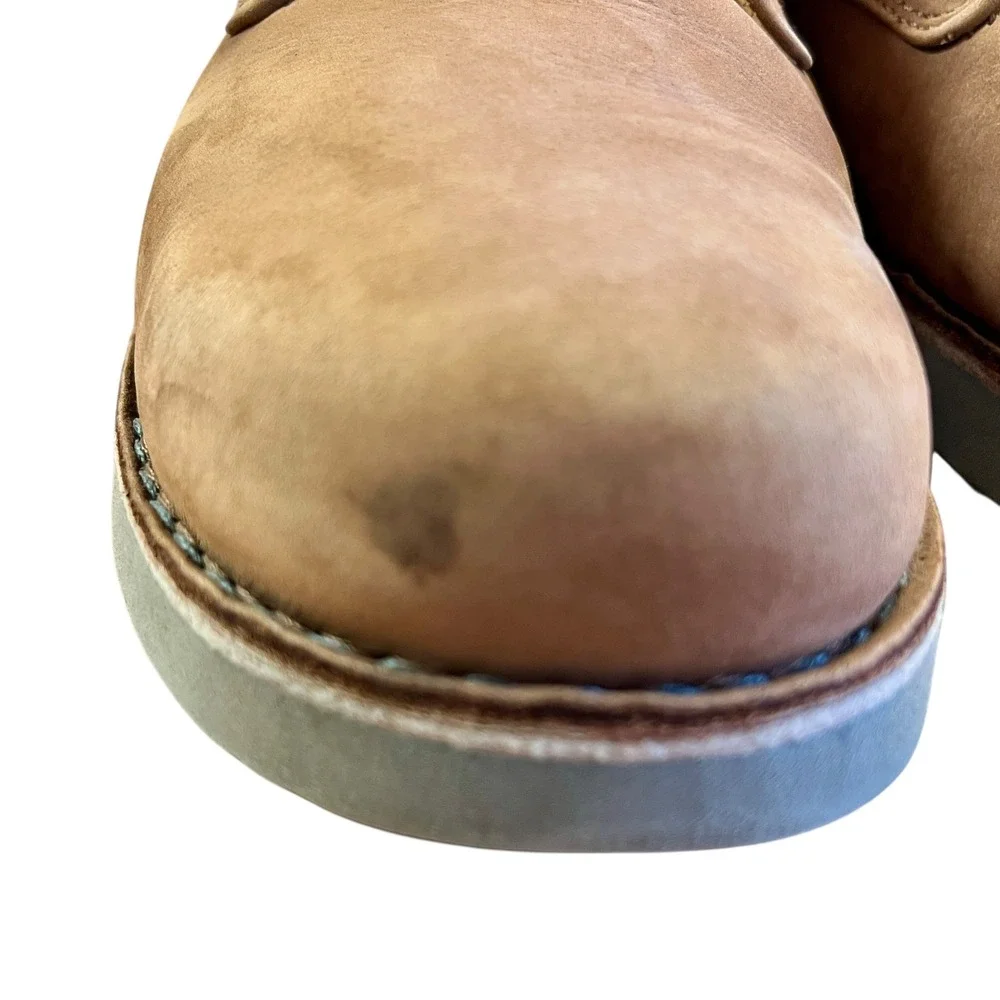 SAMUEL HUBBARD Brown Nubuck Leather Free Oxford Shoes Mens 12‎ Lace Up Vibram